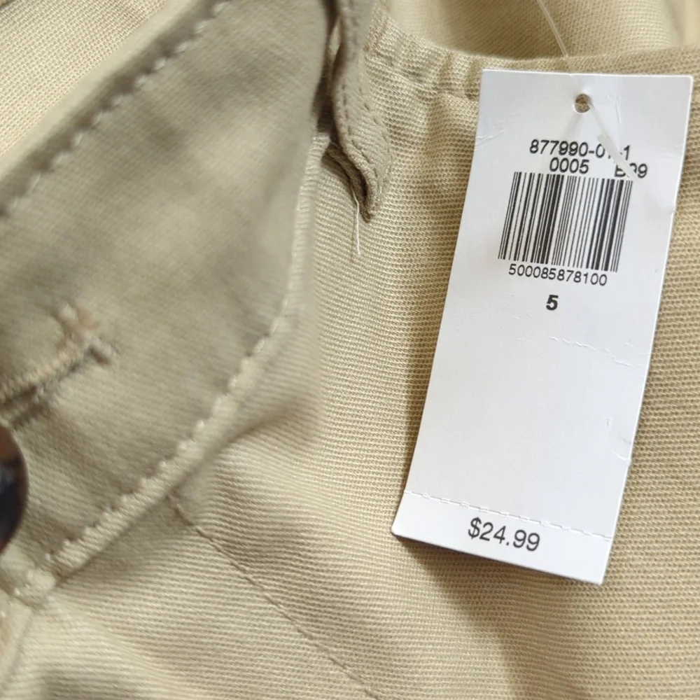 Old Navy Girls Khaki Skinny Stretch School Uniform Pants Size 5